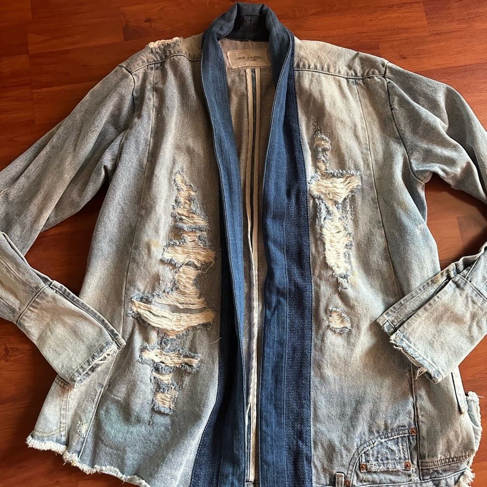 Greg Lauren kimono demin jacket 1